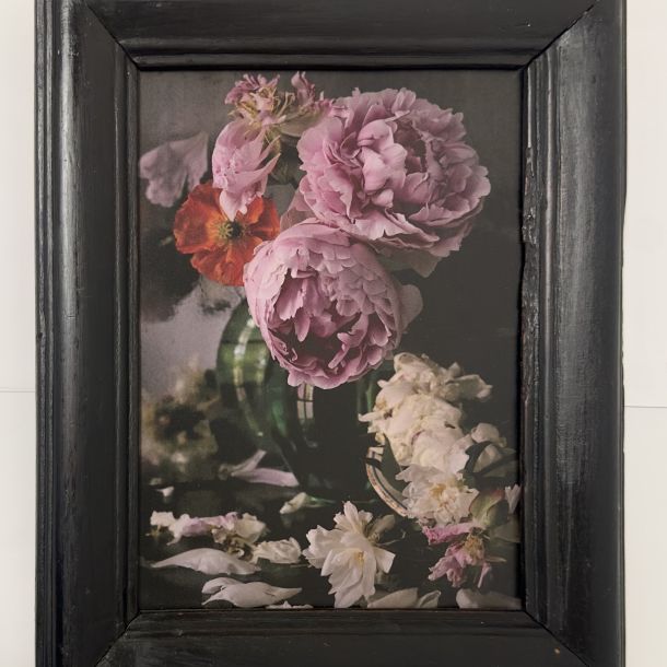 Carla Sterla fotografia con cornice del XIX secolo