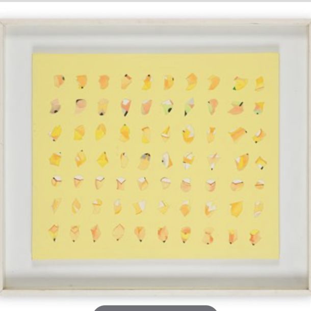 FRANCO BRUZZONE (1934) Tavola 44, 1972  Olio su tela cm 50x60 Firma, titolo e datazione al retro Timbro della Galleria Galliata Arte Contemporanea (SV) al retro