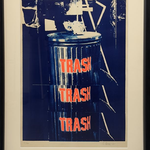 Litografia del 1971 di Bruno Locci